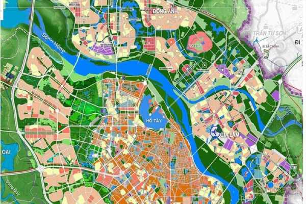 Bản đồ quy hoạch sông hồng chi tiết nhất năm 2023